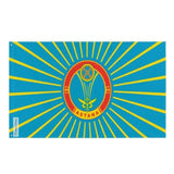 Drapeau astana polyester résistant avec œillets à gauche