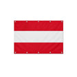 Drapeau de l'Autriche format S en polyester avec dix œillets