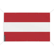 Drapeau autriche polyester résistant avec œillets robustes