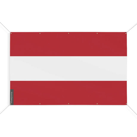 Drapeau autriche polyester résistant avec œillets robustes