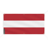 Drapeau autriche polyester résistant usage extérieur