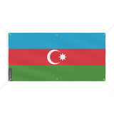 Drapeau azerbaïdjan polyester résistant aux intempéries