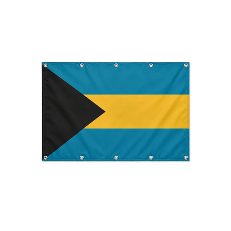 Drapeau des Bahamas format S en polyester avec dix œillets