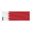 Drapeau bahreïn polyester résistant 8 œillets usage extérieur