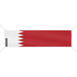 Drapeau bahreïn polyester résistant aux intempéries œillets