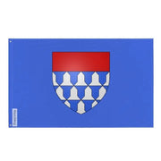 Drapeau baie-d’urfé polyester résistant œillets à gauche