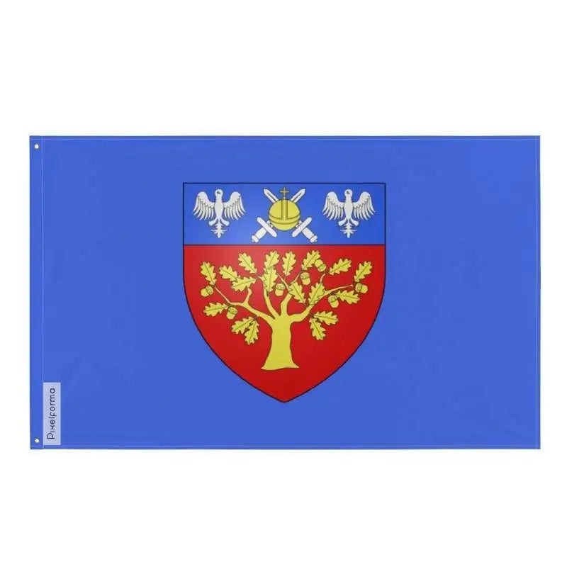 Drapeau baie-saint-paul polyester résistant œillets à gauche