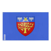 Drapeau baie-saint-paul polyester résistant œillets à gauche