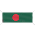 Drapeau bangladesh polyester résistant avec 8 œillets