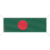 Drapeau bangladesh polyester résistant avec 8 œillets