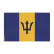 Drapeau barbade en polyester résistant avec œillets