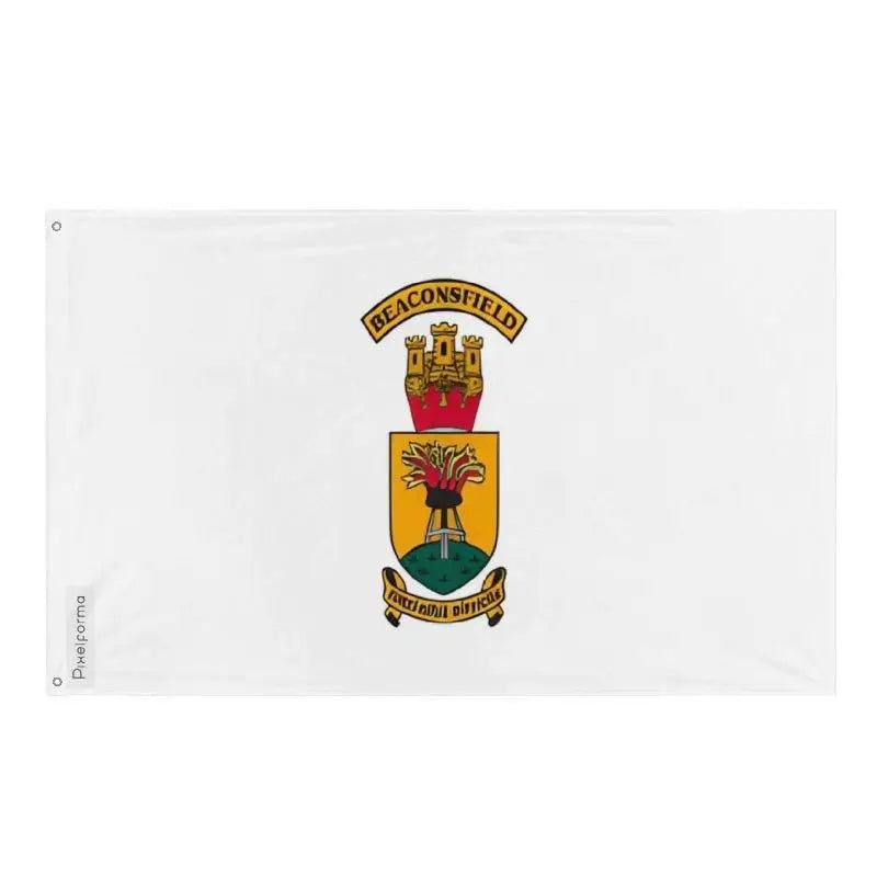 Drapeau beaconsfield polyester résistant œillets à gauche