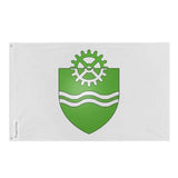 Drapeau bécancour polyester résistant œillets à gauche