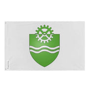 Drapeau bécancour polyester résistant œillets à gauche