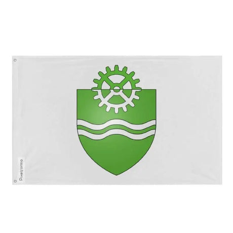 Drapeau bécancour polyester résistant œillets à gauche