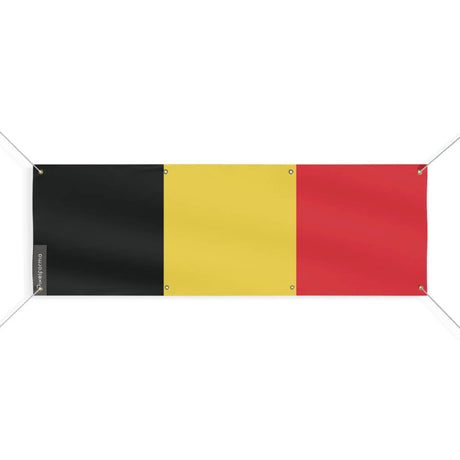 Drapeau belgique polyester résistant aux intempéries