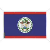 Drapeau belize 10 oeillets en plusieurs tailles (s) - pixelforma