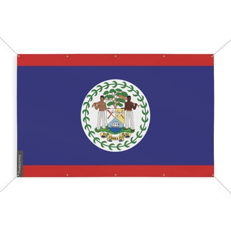 Drapeau belize 10 oeillets en plusieurs tailles (s) - pixelforma