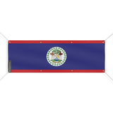 Drapeau belize polyester résistant usage extérieur prolongé