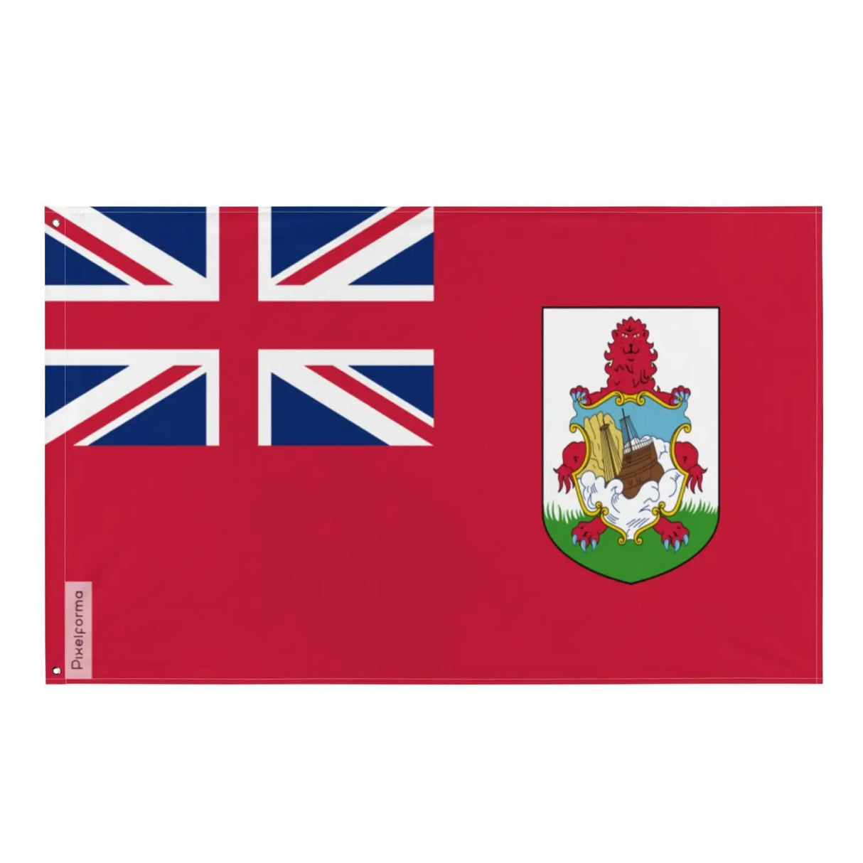 Drapeau bermudes plusieurs tailles en polyester - pixelforma