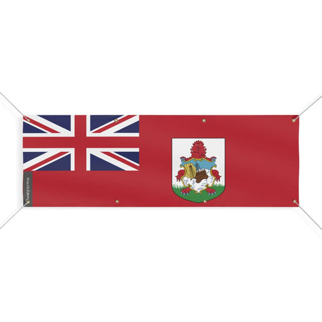 Drapeau bermudes polyester résistant pour extérieur durable