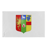 Drapeau berthierville polyester résistant œillets à gauche