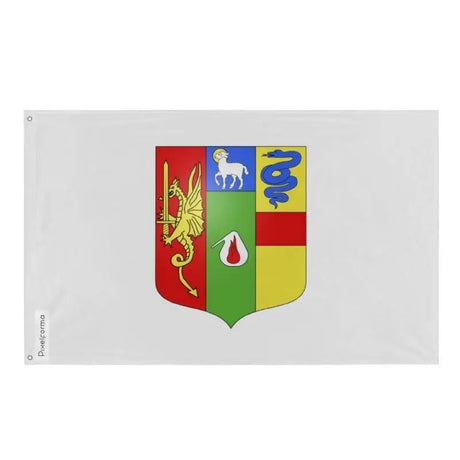 Drapeau berthierville polyester résistant œillets à gauche