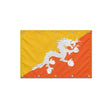 Drapeau du Bhoutan format S en polyester avec dix œillets