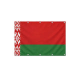 Drapeau de la Biélorussie format S en polyester avec dix œillets