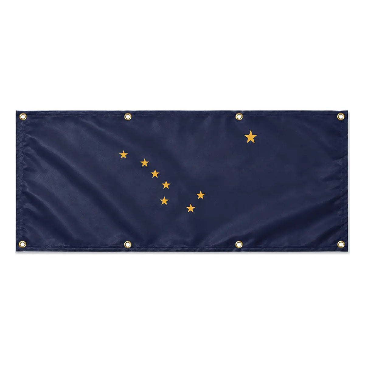 Drapeau blanc résistant aux intempéries en polyester