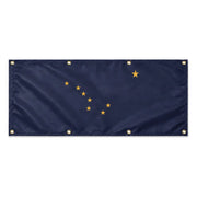 Drapeau blanc résistant aux intempéries en polyester