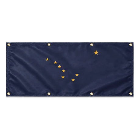 Drapeau blanc résistant aux intempéries en polyester