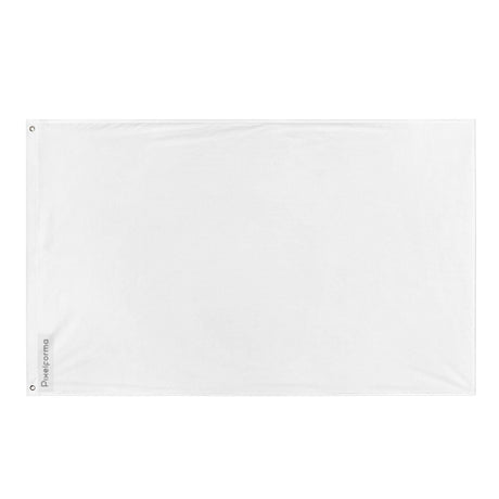 Drapeau blanc en plusieurs tailles 100 % polyester Imprimer avec Double ourlet - Pixelforma