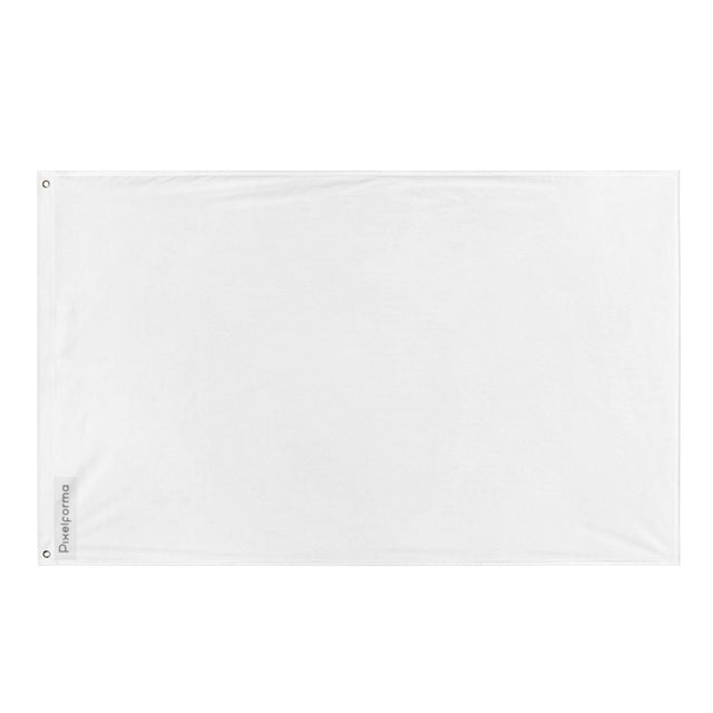 Drapeau blanc en plusieurs tailles 100 % polyester Imprimer avec Double ourlet - Pixelforma