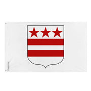 Drapeau blason famille washington polyester œillets à gauche