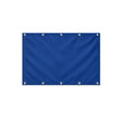 Drapeau Bleu Foncé format S en polyester avec dix œillets