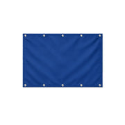 Drapeau Bleu Foncé format S en polyester avec dix œillets