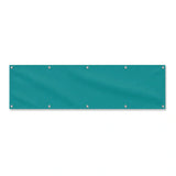 Drapeau Bleu tuquoise Foncé grand format XL en polyester avec dix œillets