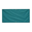 Drapeau bleu tuquoise foncé france polyester résistant