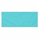 Drapeau bleu turquoise clair polyester résistant extérieur