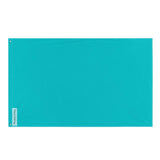 Drapeau Bleu turquoise en plusieurs tailles 100 % polyester Imprimer avec Double ourlet - Pixelforma