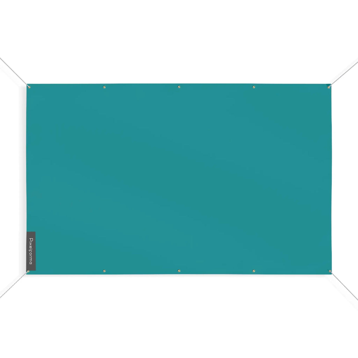 Drapeau bleu turquoise foncé france polyester résistant