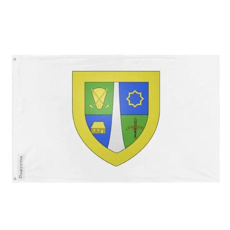 Drapeau boischatel polyester résistant avec œillets à gauche
