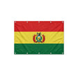 Drapeau de la Bolivie format S en polyester avec dix œillets