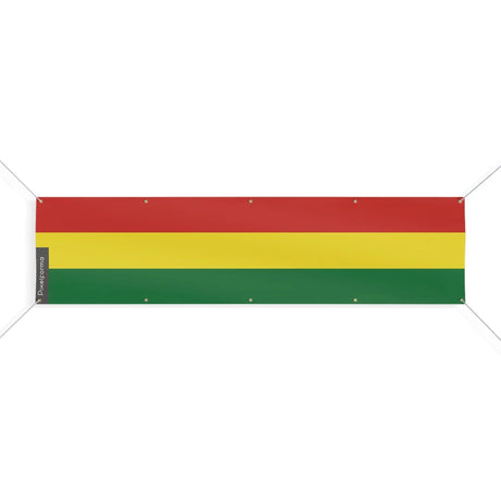 Drapeau bolivie polyester résistant aux intempéries