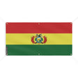 Drapeau bolivie polyester résistant avec œillets solides