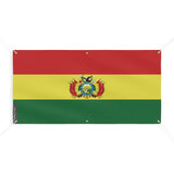 Drapeau bolivie polyester résistant avec œillets solides