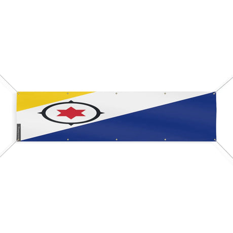 Drapeau bonaire polyester résistant pays-bas caribéens