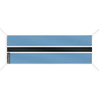 Drapeau botswana polyester résistant avec huit œillets