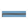 Drapeau botswana polyester résistant pour extérieur durable